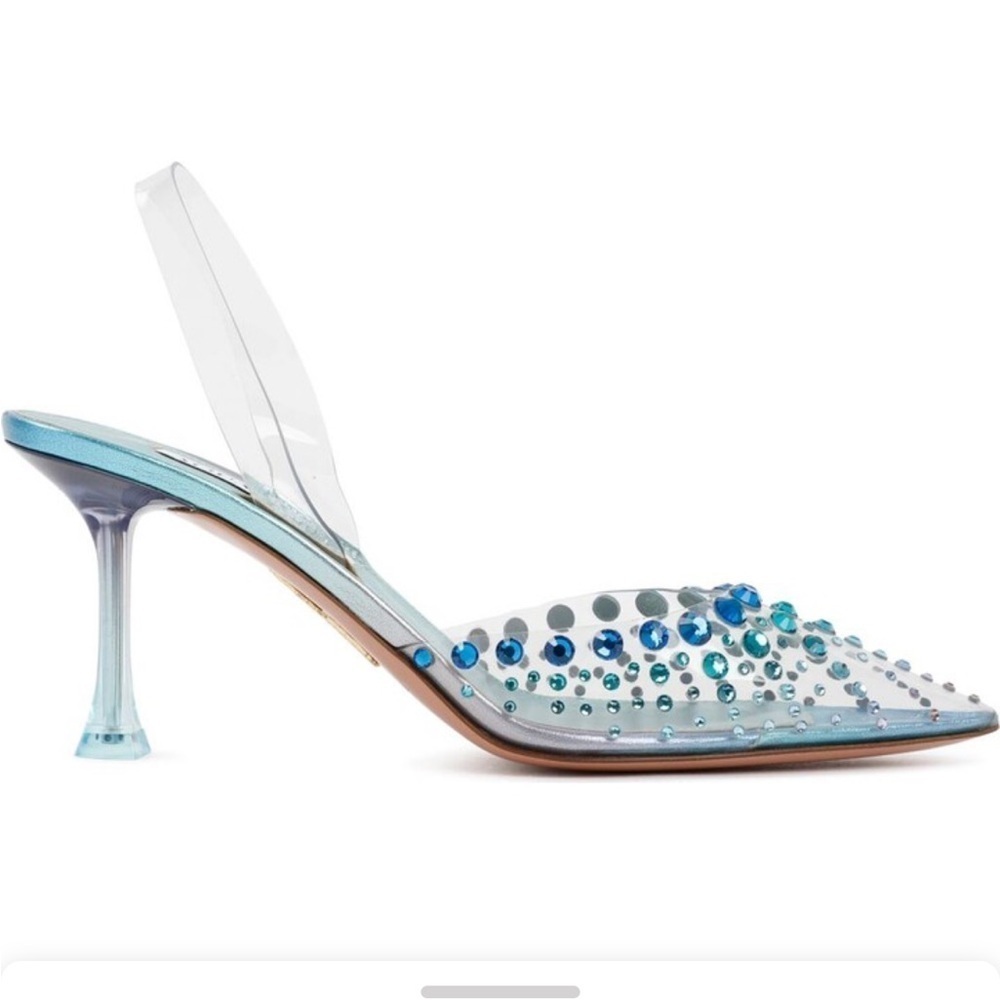 New Aquazzura starburst sling pumps
Size 36US